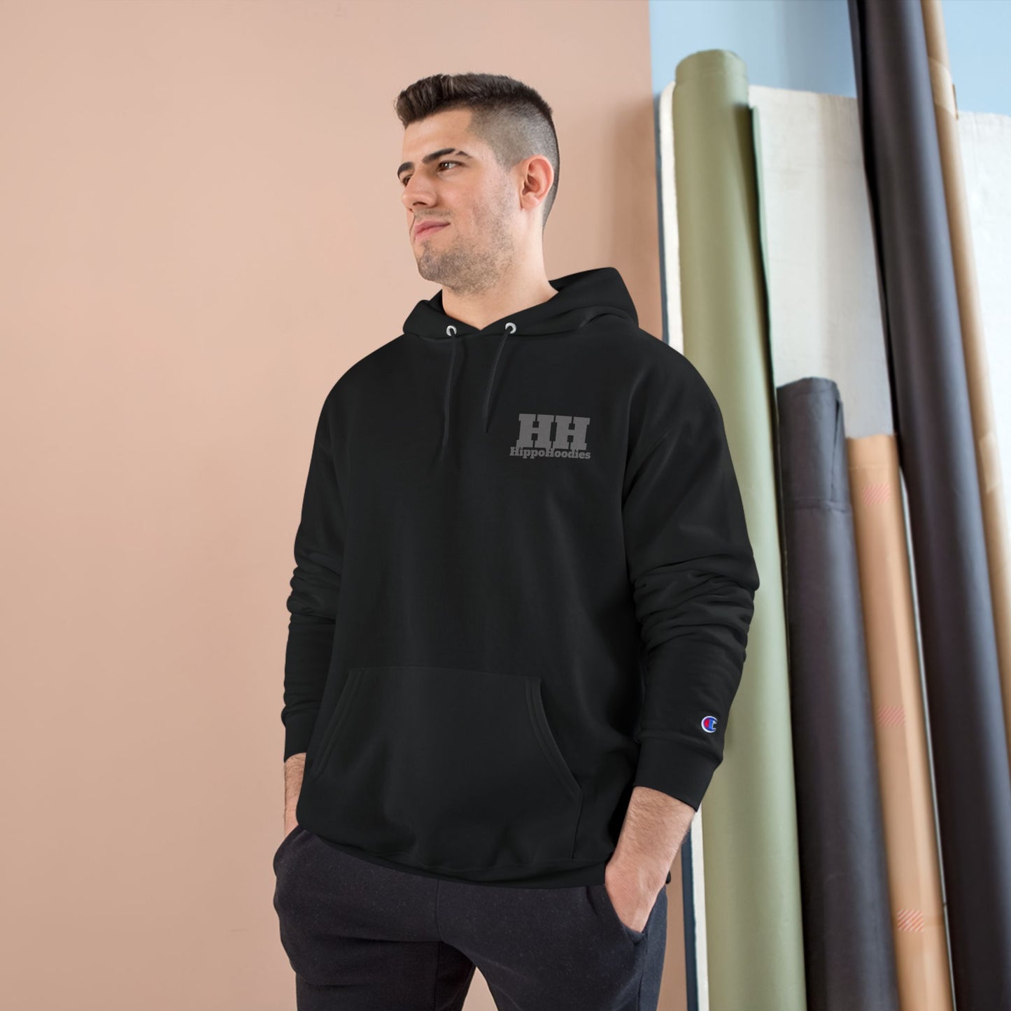 HippoHoodie Patriotic Champion Hoodie - Support Our Heroes - Stylish Streetwear