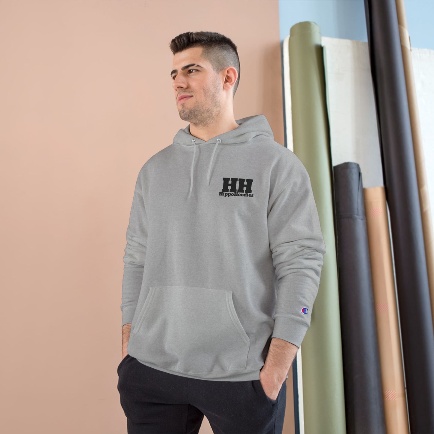 HippoHoodie Patriotic Champion Hoodie - Support Our Heroes - Stylish Streetwear