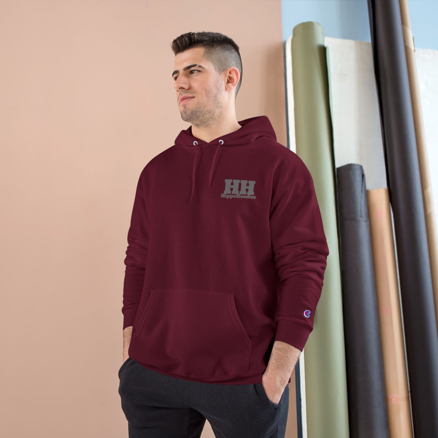 HippoHoodie Patriotic Champion Hoodie - Support Our Heroes - Stylish Streetwear