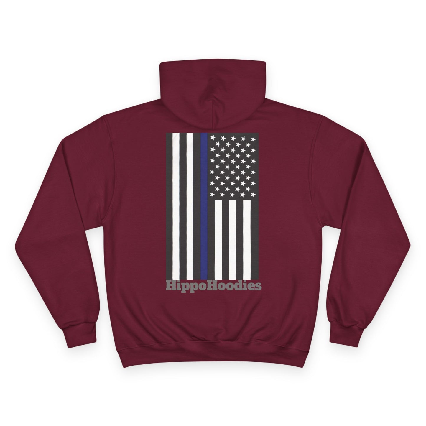HippoHoodie Patriotic Champion Hoodie - Support Our Heroes - Stylish Streetwear