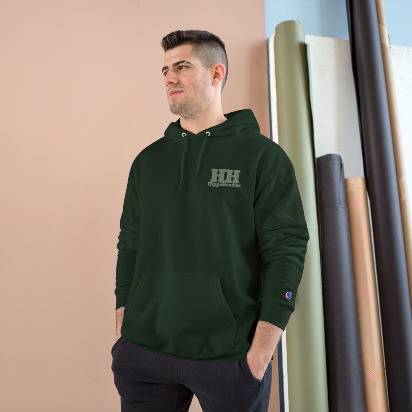 HippoHoodie Patriotic Champion Hoodie - Support Our Heroes - Stylish Streetwear
