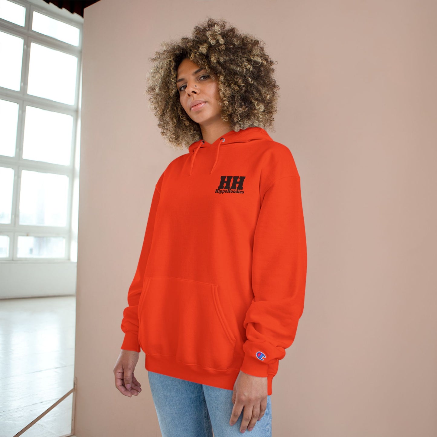 HippoHoodie Patriotic Champion Hoodie - Support Our Heroes - Stylish Streetwear