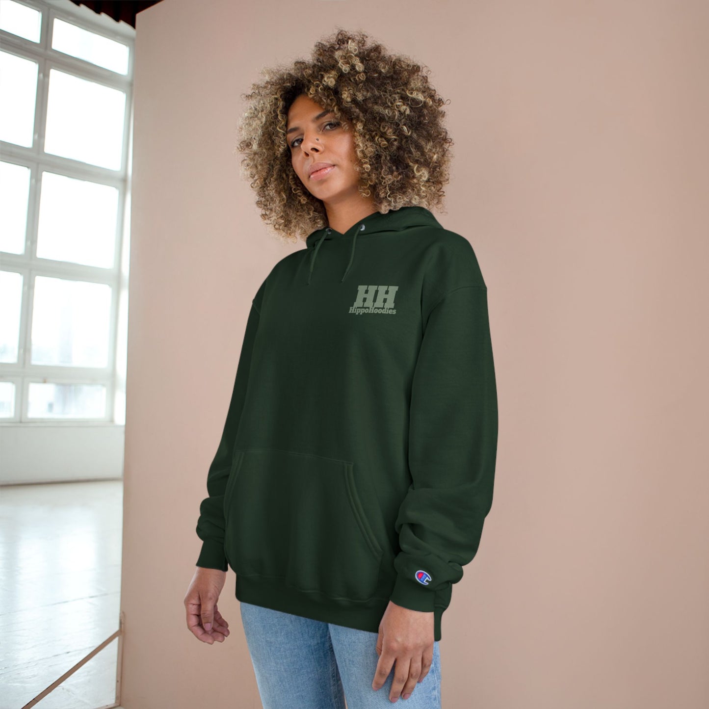 HippoHoodie Patriotic Champion Hoodie - Support Our Heroes - Stylish Streetwear
