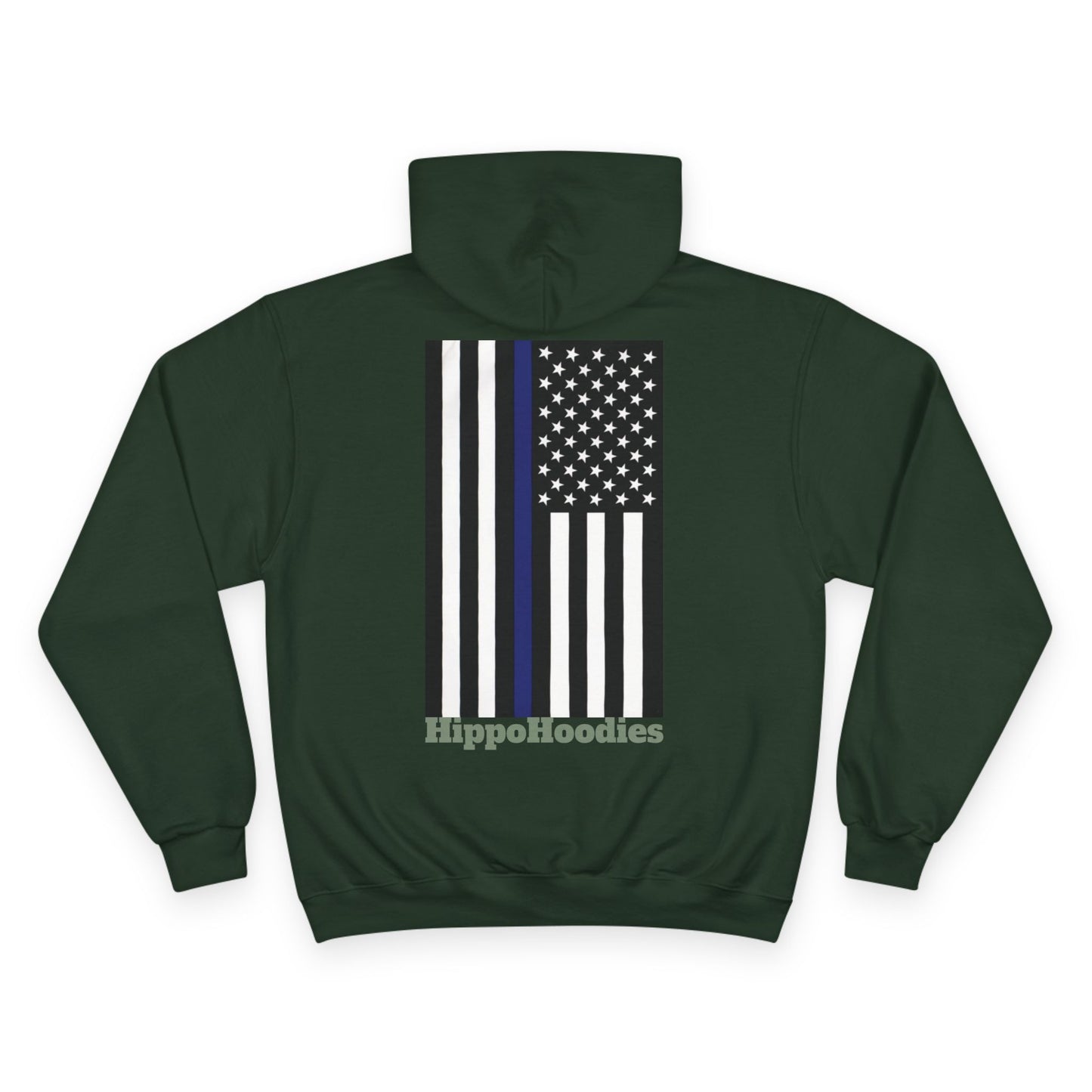 HippoHoodie Patriotic Champion Hoodie - Support Our Heroes - Stylish Streetwear
