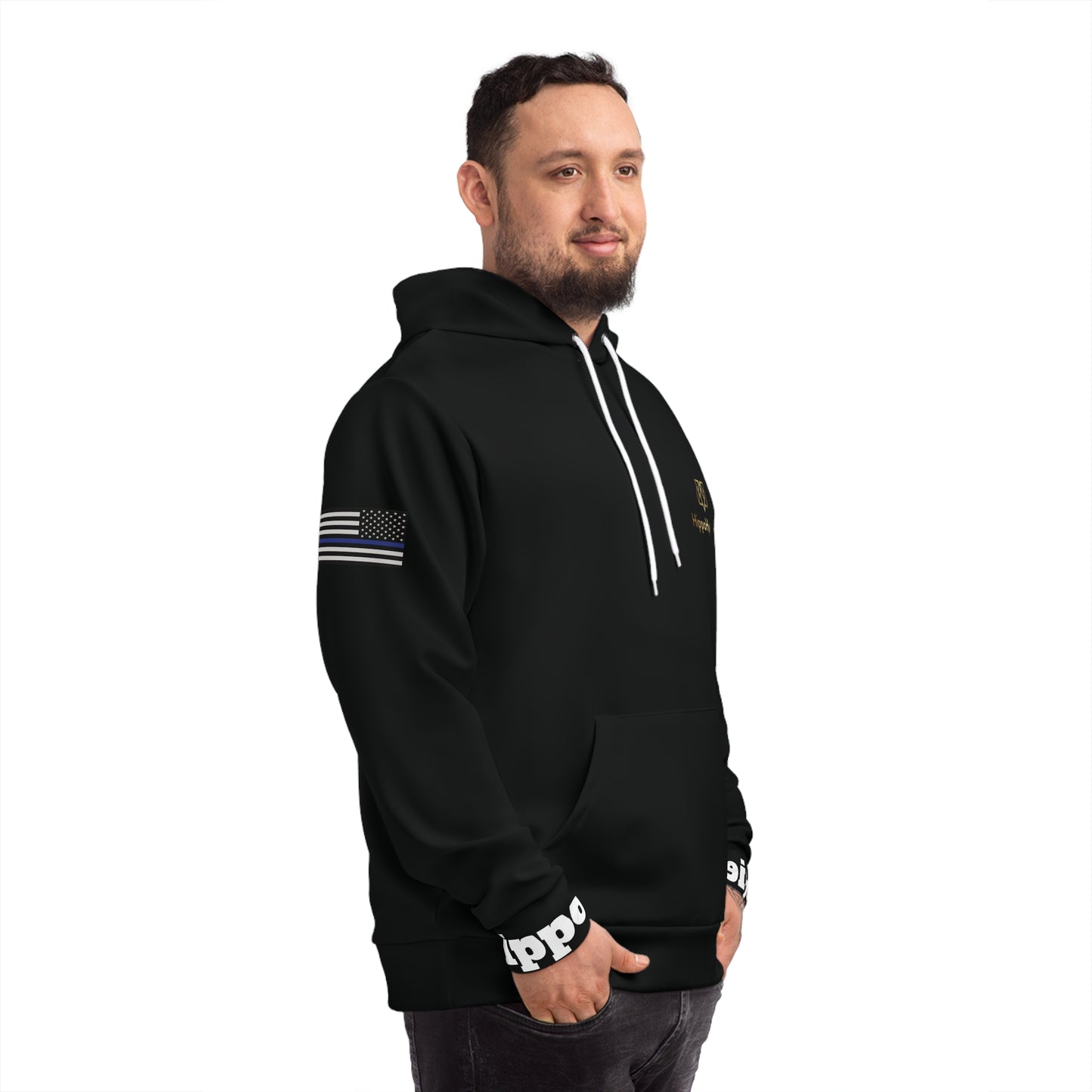 HippoHoodie Trendy Black Fashion Hoodie - Perfect for Casual Outings and Gifts