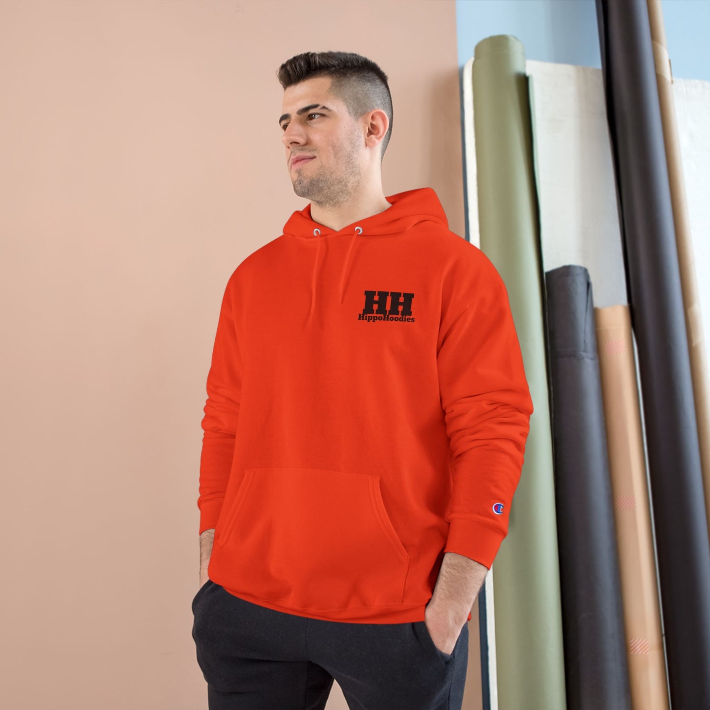 HippoHoodie Patriotic Champion Hoodie - Support Our Heroes - Stylish Streetwear